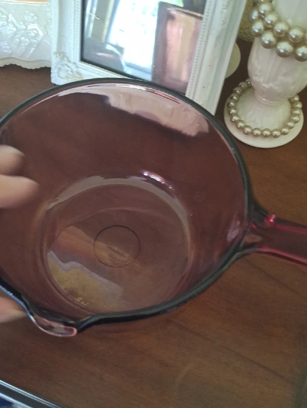 Purple Vision Glass Saucepan with Lid - Elegant Transparent Cookware